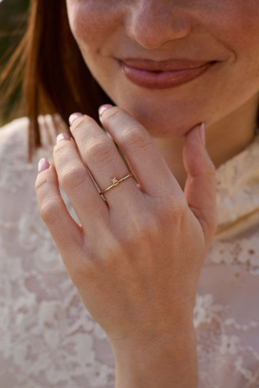 BAGUE CASSIOPEIA 9k Or