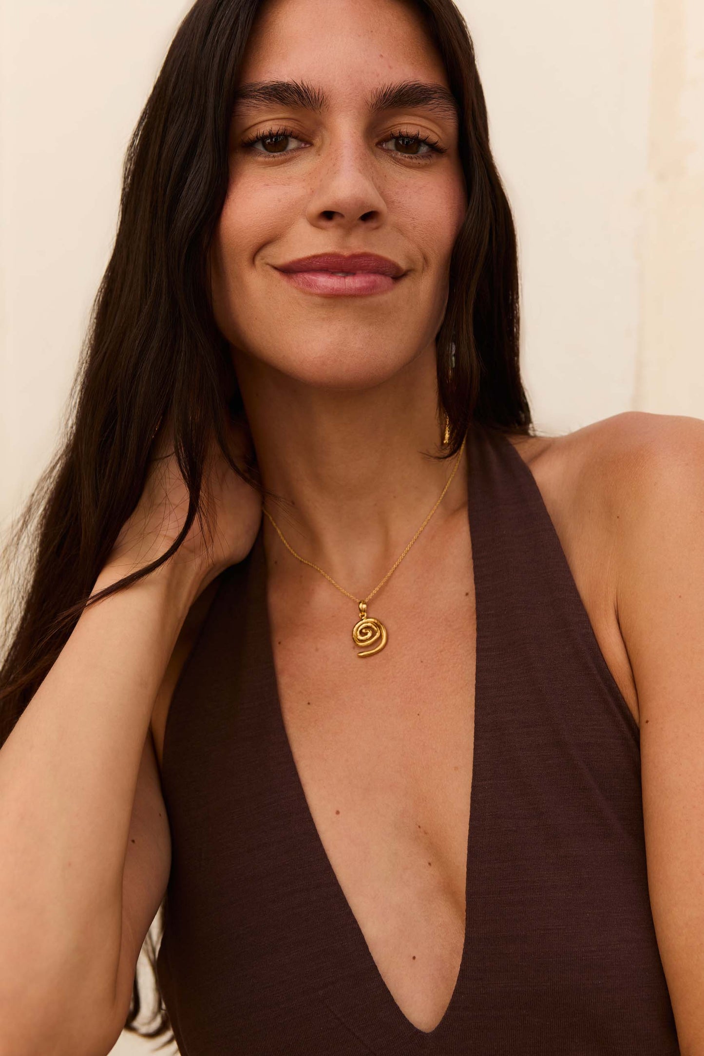 COLLAR ANOKI BAÑADO EN ORO