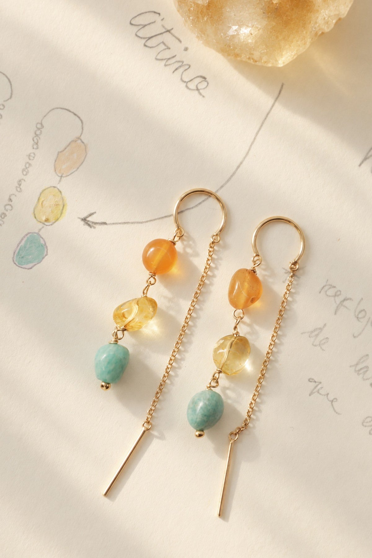 BOUCLES D'OREILLES DIPTI (11MM) OR