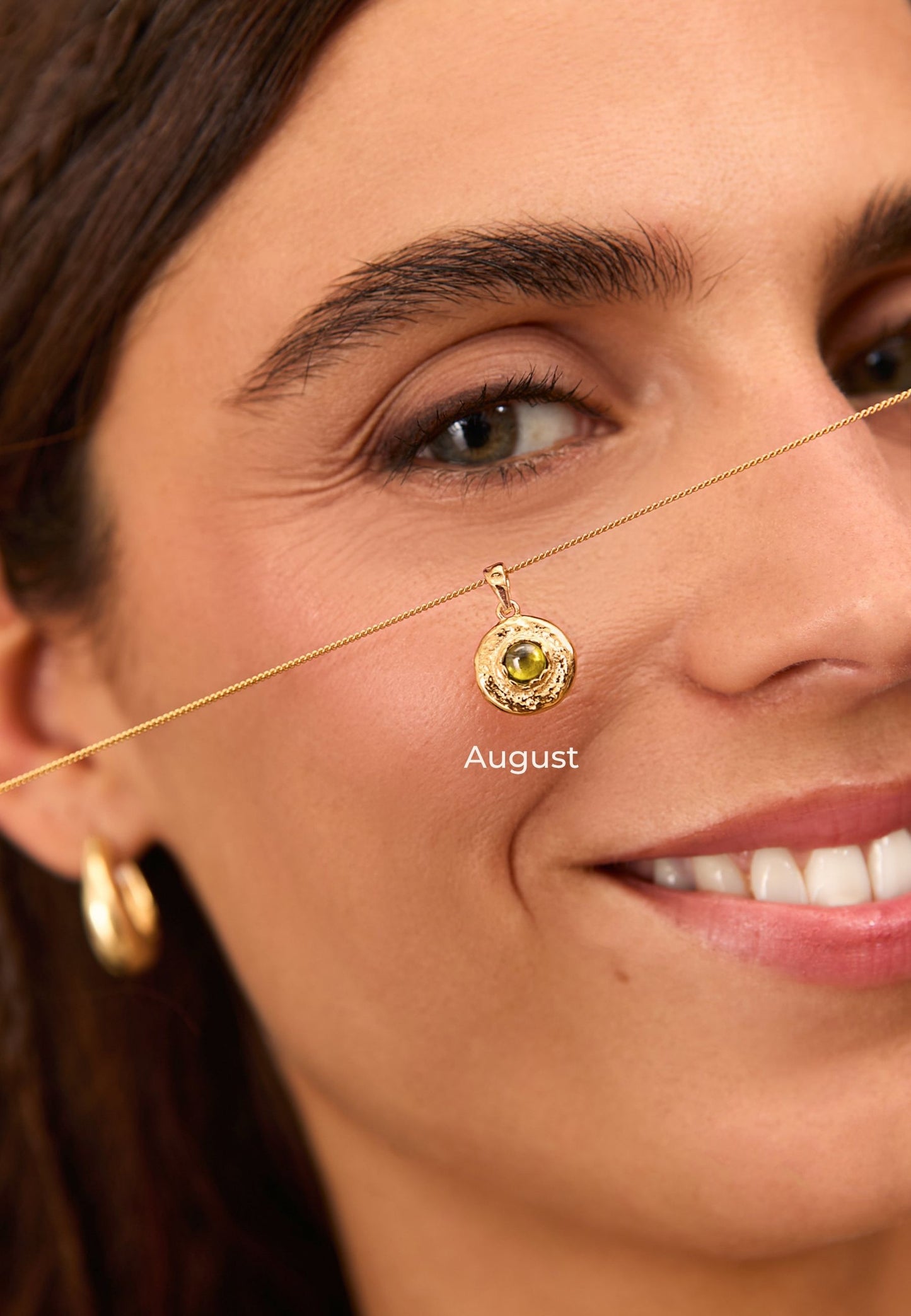 COLLAR PIEDRAS DE NACIMIENTO BAÑADO EN ORO