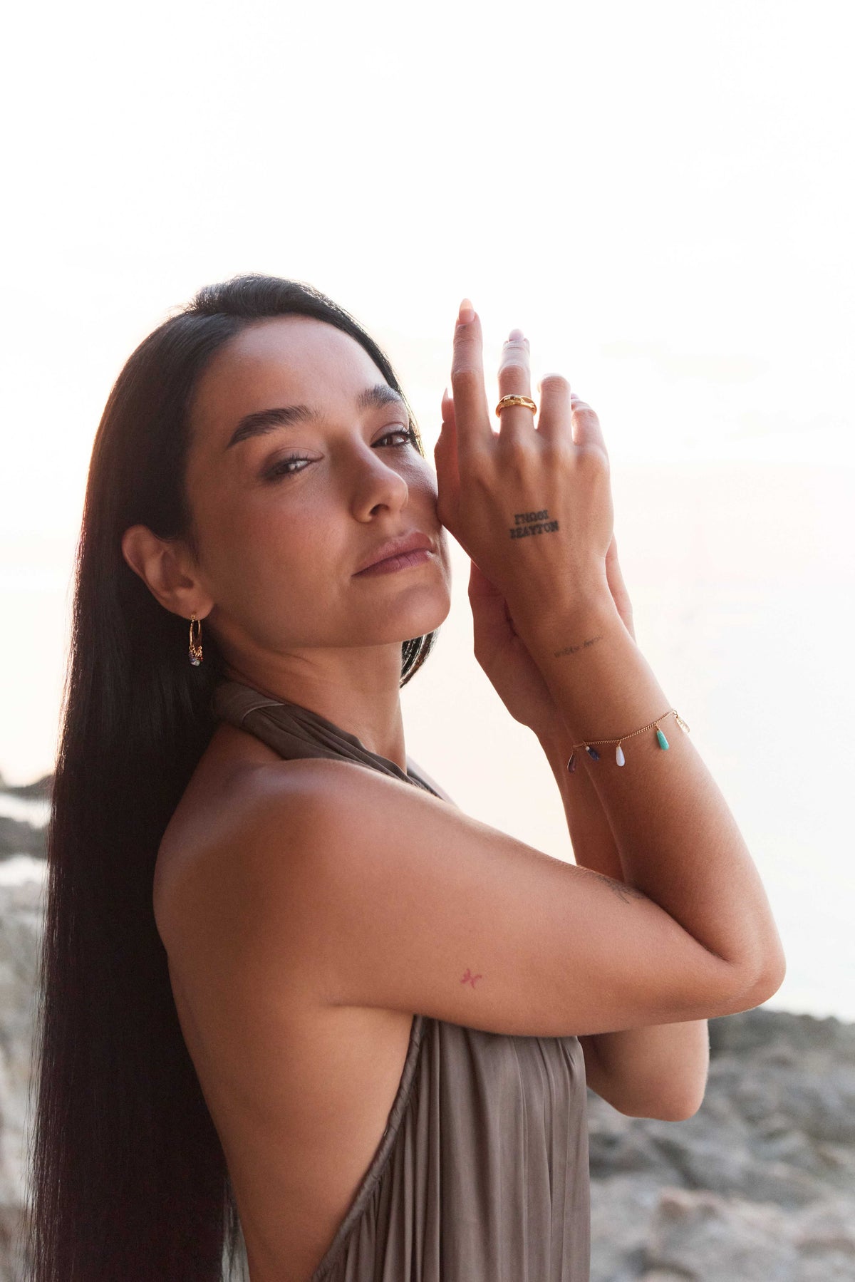 NADI 22K GOLD-PLATED BRACELET