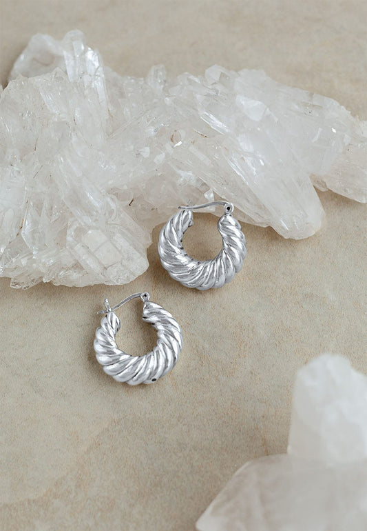 BOUCLES D'OREILLES MAITRI (25MM)