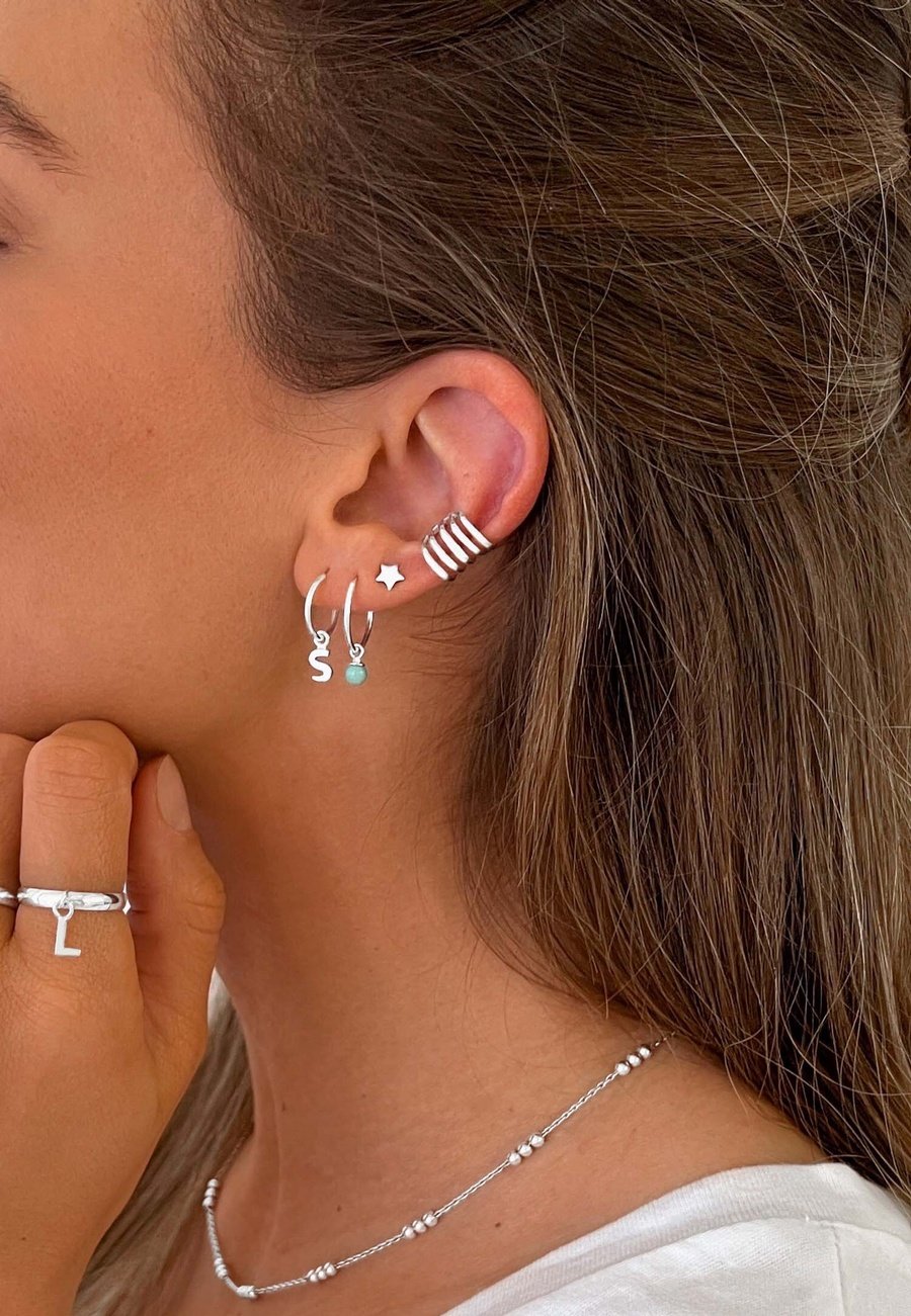 Orecchini A Stella In Argento Sterling 925 - Ciondolo Lungo 12 Cm - Da Donna, Ideali Per Orecchie Sensibili