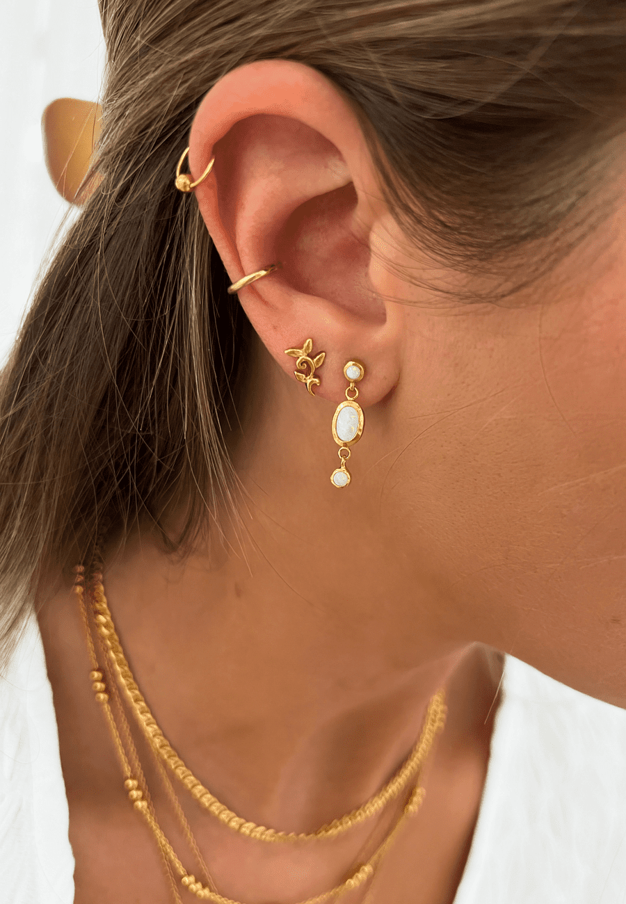 INDU GOLD EARRINGS