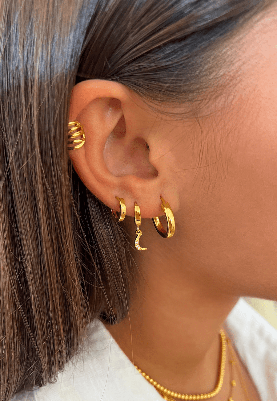 SARLA GOLD EARRINGS (10MM)
