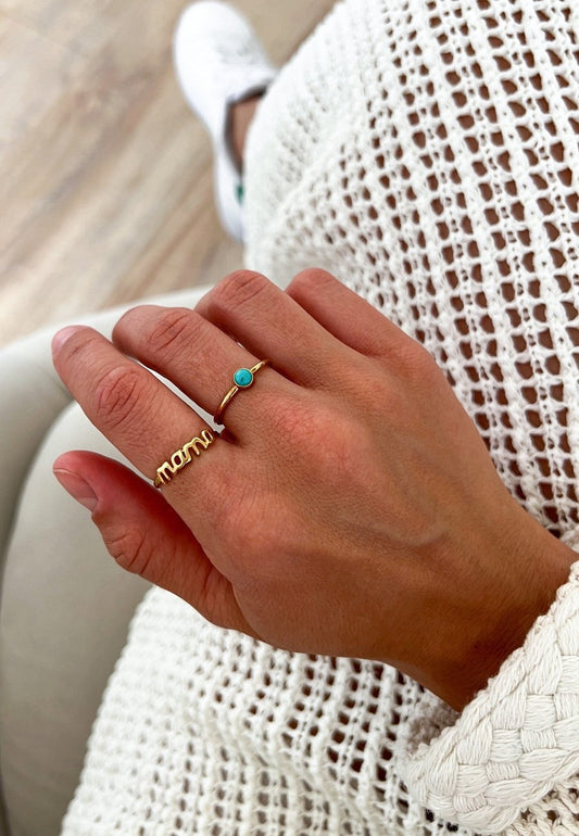 Anillo mama ajustable oro