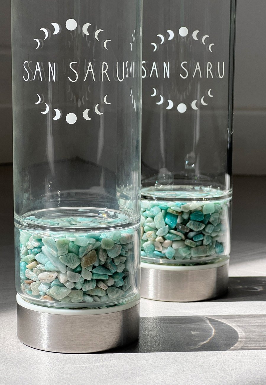 Botella San Saru de vidrio