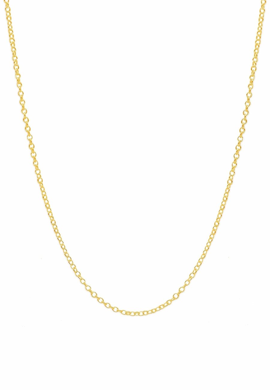 LONG NECKLACE CHAIN GOLD (50+10)