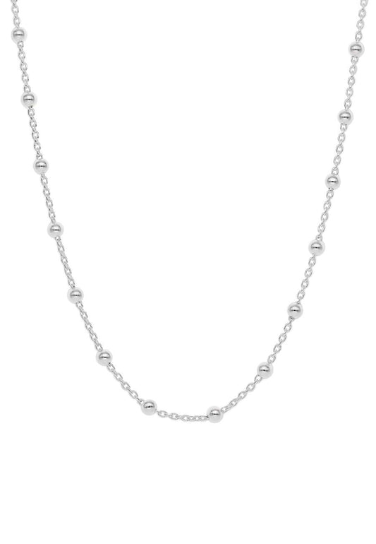 SAAT NECKLACE  Silver Necklace with Zirconia – San Saru
